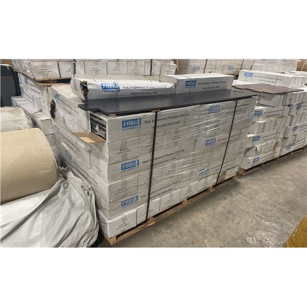 1321.92 SQ FT OF FORGE PROPERTIES DARK COLOUR OAK ENGINEERED REAL WOOD FLOORING
