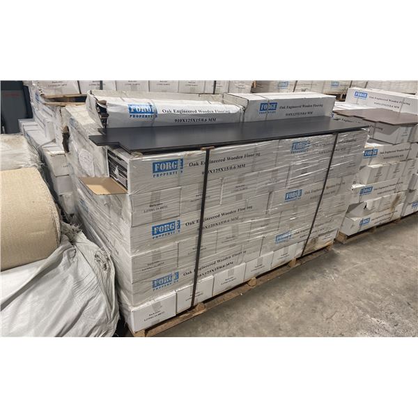1321.92 SQ FT OF FORGE PROPERTIES DARK COLOUR OAK ENGINEERED REAL WOOD FLOORING