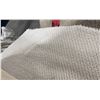 Image 3 : 12'L X 19" DIAMETER ROLL OF LIGHT CREAM TIGHT WEAVE COMMERCIAL GRADE CARPET