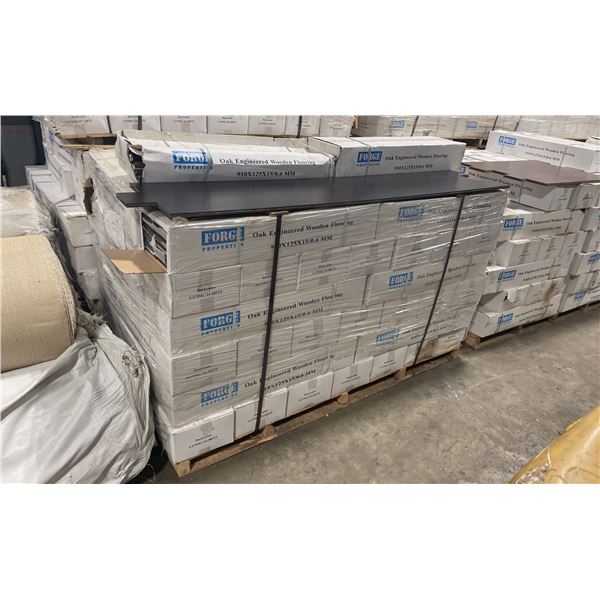 1321.92 SQ FT OF FORGE PROPERTIES DARK COLOUR OAK ENGINEERED REAL WOOD FLOORING