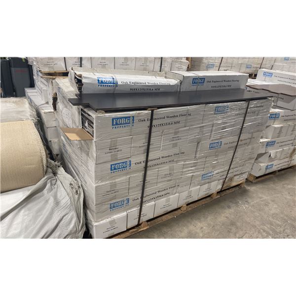1321.92 SQ FT OF FORGE PROPERTIES DARK COLOUR OAK ENGINEERED REAL WOOD FLOORING