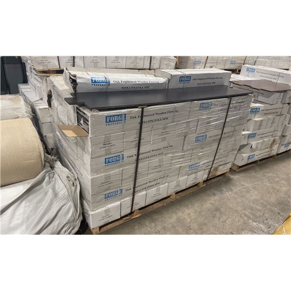 1321.92 SQ FT OF FORGE PROPERTIES DARK COLOUR OAK ENGINEERED REAL WOOD FLOORING