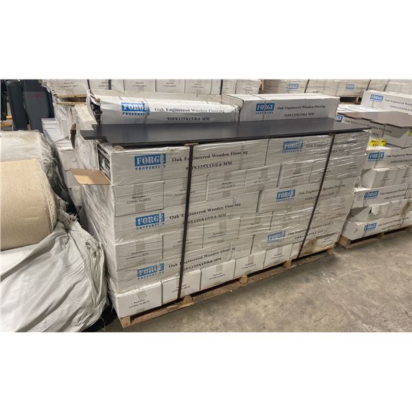 1321.92 SQ FT OF FORGE PROPERTIES DARK COLOUR OAK ENGINEERED REAL WOOD FLOORING