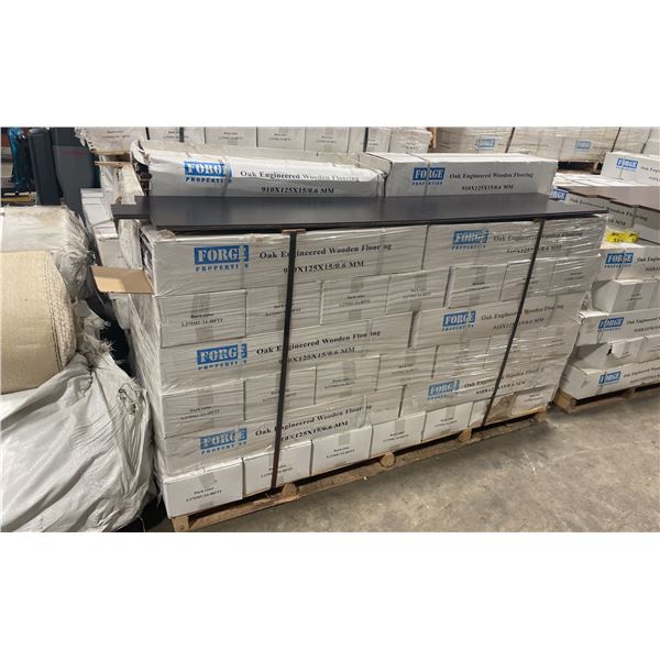 1321.92 SQ FT OF FORGE PROPERTIES DARK COLOUR OAK ENGINEERED REAL WOOD FLOORING