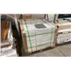Image 1 : PALLET OF 693 SQ FT OF 23 X 48 X 8MM BROWN GLASS MOSAIC WALL TILE SHEETS