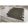 Image 2 : PALLET OF 693 SQ FT OF 23 X 48 X 8MM BROWN GLASS MOSAIC WALL TILE SHEETS