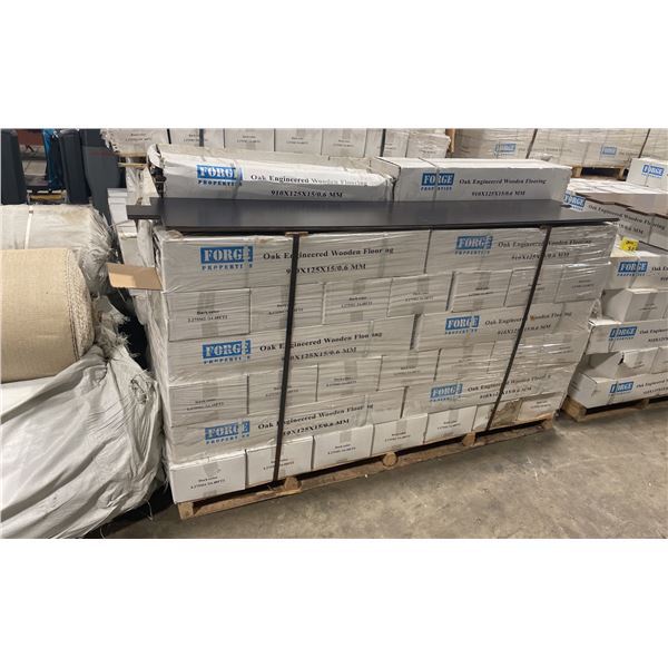 1321.92 SQ FT OF FORGE PROPERTIES DARK COLOUR OAK ENGINEERED REAL WOOD FLOORING