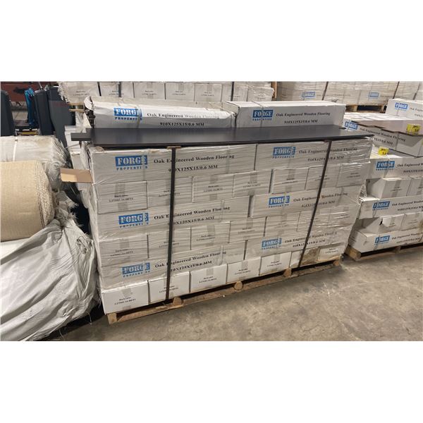 1321.92 SQ FT OF FORGE PROPERTIES DARK COLOUR OAK ENGINEERED REAL WOOD FLOORING