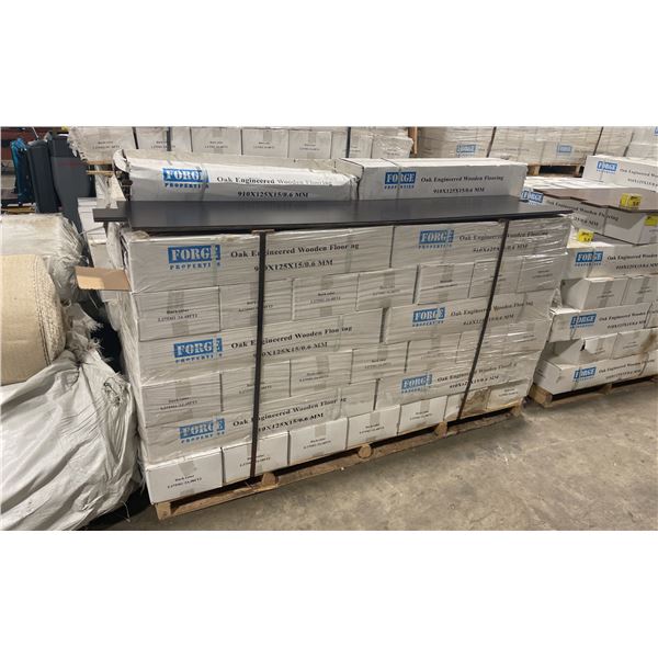 1321.92 SQ FT OF FORGE PROPERTIES DARK COLOUR OAK ENGINEERED REAL WOOD FLOORING