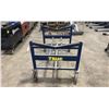 Image 2 : BLUE METAL MOBILE 52"L X 36"W X 34"H INDUSTRIAL V TOP PRODUCT CART