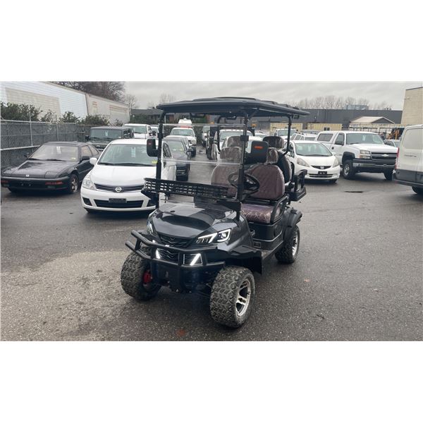 SDLANCH SDLGC80 GREY 4 SEAT ELECTRIC GOLF CART WITH 4KW AC MOTOR, 50 MILE RANGE, 23-24 MPH TOP