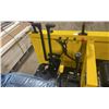 Image 5 : 2025 SDLANCH SDLD25 YELLOW RIDE ON GAS POWERED MINI CRAWLER DUMPER, 3 SPEED WITH 9" TRACKS & TOOLBOX