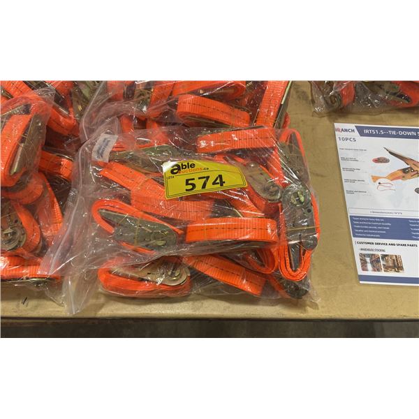 IRANCH IRTS1.5 TIE DOWN STRAPS 20PCS TOTAL