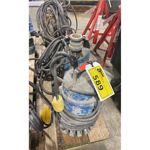 3 HEAVY DUTY INDUSTRIAL ELECTRIC SUBMERSIBLE PUMPS