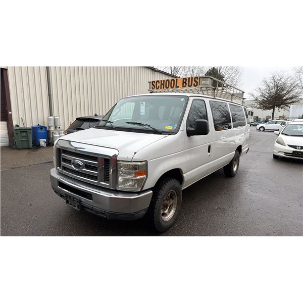 2010 FORD E350 VAN WHITE VIN 1FBSS3BL8ADA25528