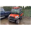 Image 1 : 2019 KUBOTA RTV X1100C, TRUCKSTER, ORANGE, VIN A5KC2GDBKKG049412, *NOT RUNNING*