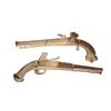 Image 2 : Pair of cast metal decorative flintlock pistols