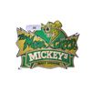 Image 1 : Rare vintage Mickey's Malt Liquor store ad, foil over cardboard, very nice shape for age 12"x9"
