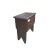 Image 2 : Vintage wooden stool 18" tall