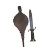 Image 2 : Vintage fire bellows & vintage dagger, knife 14"