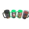 Image 2 : 4 Snap-on plastic mugs