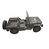 Image 2 : Vintage early 70s GI Joe large scale army jeep with trailer and spotlight 34" total length, very har