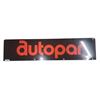 Image 1 : Vintage metal double sided Autopar (Chrysler) sign 48"x12"