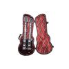 Image 1 : Mini Gibson SG double neck guitar with case, 12" overall
