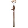 Image 1 : Early 1900s brass hand bilge pump 27" long