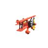 Image 1 : Vintage Fisher Price Biplane with pilot toy 9" long 8" wing span