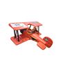 Image 2 : Vintage Fisher Price Biplane with pilot toy 9" long 8" wing span