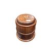 Image 1 : Vintage wooden urn with duck design 7" tall