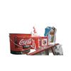 Image 2 : Coca-Cola collectible lot, tray, ornament, bucket, bear