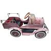 Image 2 : Vintage City Fire Department steel pedal car with good patina 45" long