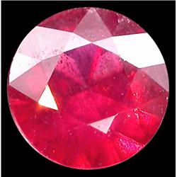 .35ct Round Cut Mozambique Pink Red Ruby VS (GMR-0627D)