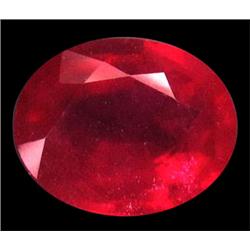 3.73ct.Glowing Natural Top Blood Red Ruby Beauty (GEM-18710)