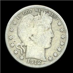1912 Barber Half Circulated (COI-5701)