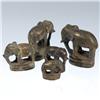 Image 2 : Opium Weight Set Bronze 5 Pieces Elephant (ANT-119)