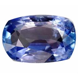 0.82ct Cushion Natural Violet Blue Tanzanite VS (GEM-19152)