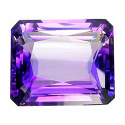 48.00ct Gleaming AAA Purple Amethyst Emerald Cut (GEM-19162)