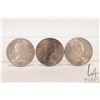 Image 2 : Three 1959 Canadian silver dollars