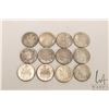 Image 1 : Twelve Canadian 50 cent coins including 1940, 1951, 1953, 1959, 1961, 1963 X 2, 1964, 1965 X 2 and 1
