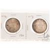 Image 1 : Two Canadian silver dollars including 1964 and 1966