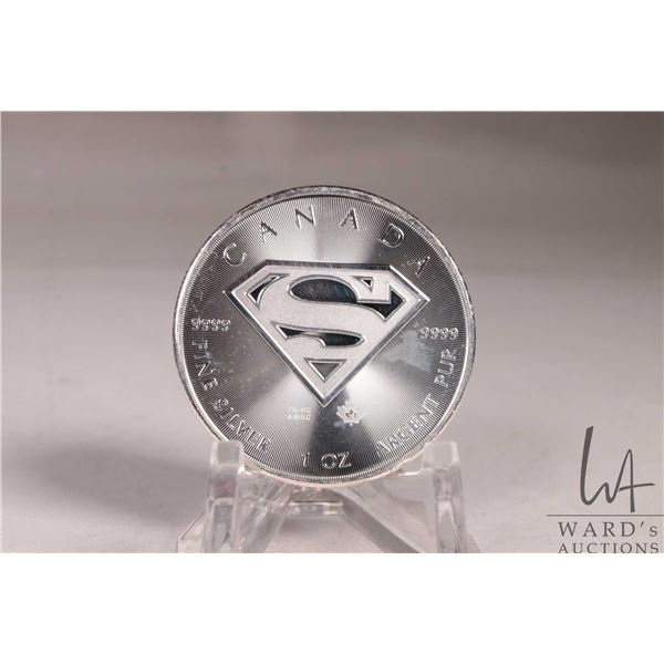 2016 Canadian five dollar, 1 oz. .999 fine silver coin