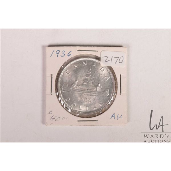 Canadian 1937 dollar coin