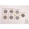 Image 2 : Seven Canadian fifty cent coins including 1939, 1940, 1941, 1942, 1943, 1944 and 1947