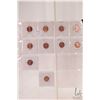 Image 9 : Nine sheets of Canadian coins including specialty quarters, selection of pennies, early loonies and 