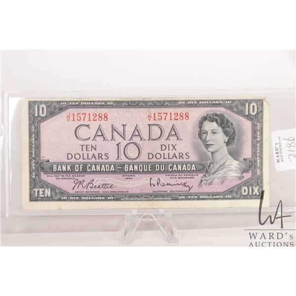 1954 Canadian $10 bill