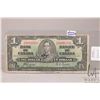 Image 1 : 1937 Bank of Canadian one dollar bill with good poker hand serial number