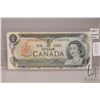 Image 1 : 1973 Canadian $1 bill with two digit radar serial number